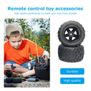 4pcs Wheel Tires Soft Rubber Wheel Tires Tyre for Wltoys 144001 124018 HBX 16889