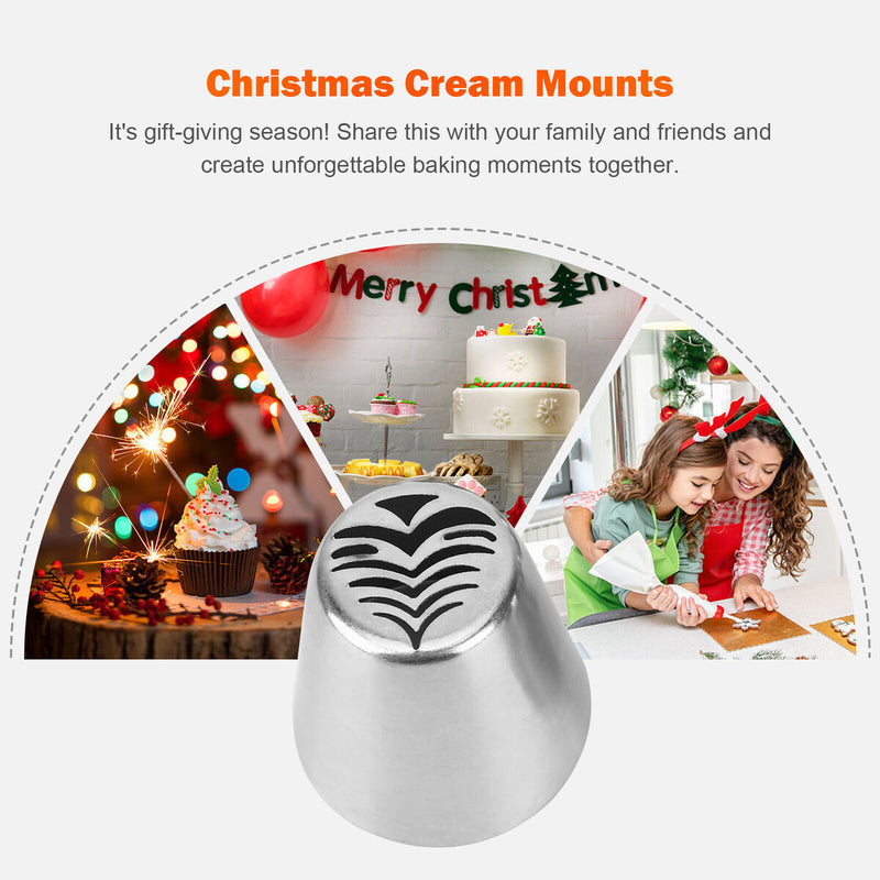 Christmas Flower Frosting Tips Icing Nozzles Cake Decorating Baking Kit (1)