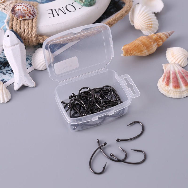 Fishing Hooks Kit 20pcs Lure Jig Barbs Fish Hooks Carp Fishing Gear (8)