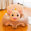 Creative Cartoon Baby Sofa Cover Learn to Sit Seat Feeding Chair Case (C) Newly