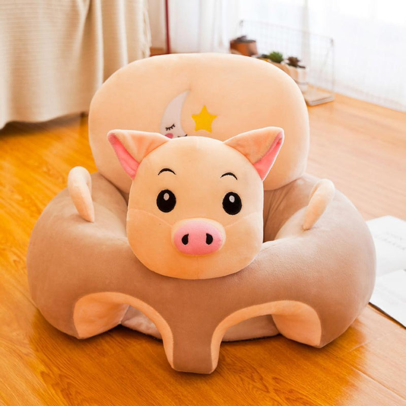 Creative Cartoon Baby Sofa Cover Learn to Sit Seat Feeding Chair Case (C) Newly