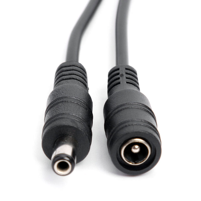 DC 5.5x2.1mm Male Female Extension Cable for CCTV Camera LED Strip (0.5m) Newly