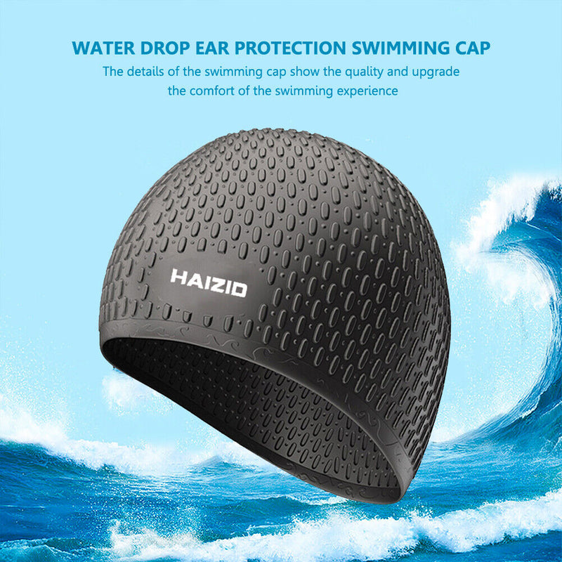 Waterproof Swimming Caps for Women Men Elastic Sports Swimming Pool Bathing H