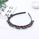 design Hairstyle Hairpin Rhinestone Hair Clip Twist Plait Headband Barrette