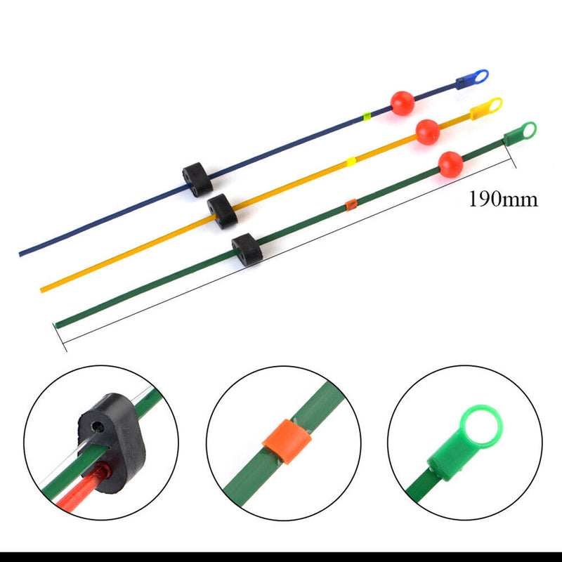 20pcs Ice Fishing Rod Tip Winter Outdoor Sport Fishing Pole Tip Fishing Tackles