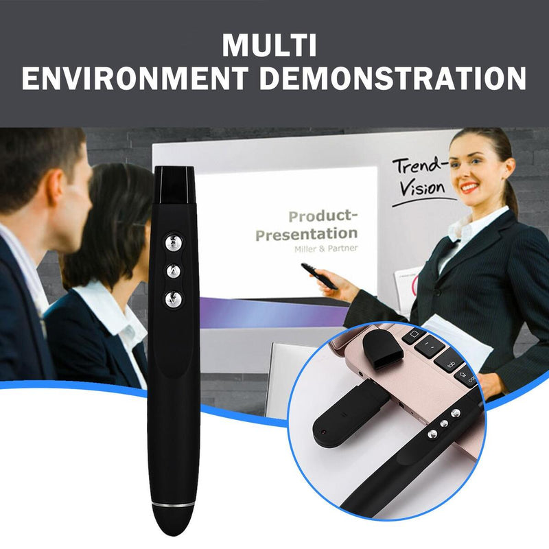 Wireless USB Presenter Powerpoint Clicker Presentation Remote Control Pen PPT U`