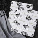Oil Splash Scald Proof Board Kitchen Gas Stove Cooking Guard (White Leaves)