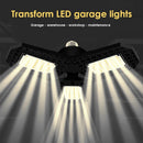 LED Foldable Industrial Light Outdoor Yard Workshop Garage Lamp (2Warm)