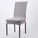 Pure Elastic Chair Covering,Hotel And Office Conjoined Covering Light Grey