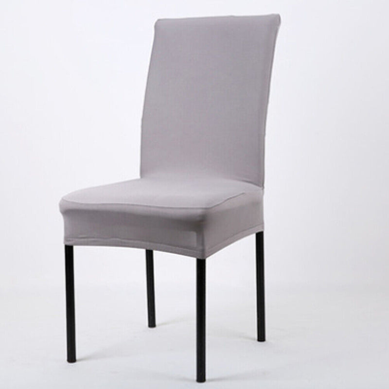 Pure Elastic Chair Covering,Hotel And Office Conjoined Covering Light Grey