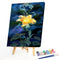 Glowing Flower Oil Paint By Numbers Kits Drawing DIY Picture for Adults Kid