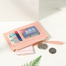 Card Holder Gift Credit Card Holder Pure Color Mini Business Wallet Short Purse