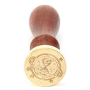 Retro Envelope Wax Seal Stamps Wooden Handle Sealing Wax DIY Crafts (K20) Newly