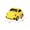 4CH 1/58 Wrist Watch Controlled 5km/h 2.4G RC Small Racing Car (Yellow 05)