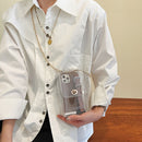 Women PVC Clear Shoulder Crossbody Bag Female Summer Phone Purse (Style 2)