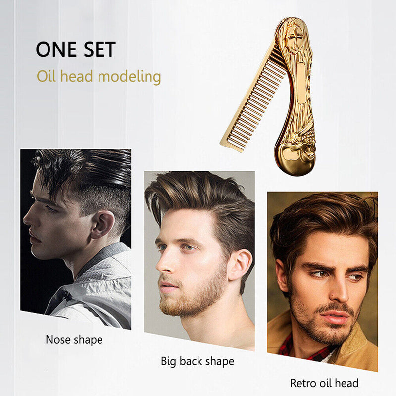 Multifunctional Barber Comb Portable Durable Beard Cleaning Comb Men Accessories