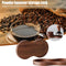 Coffee Tamper Coffee Press Tool Wood Base for Press Coffee Powder.