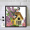 Partial Cross Stitch Birds House Embroidery Cotton Thread DIY Needleworks