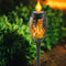 #A Solar LED Flame Torch Lights Outdoor Waterproof IP65 Pathway Lawn Landscape L