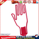 Hand Shaped Golf Gloves Holder Rack Dryer Hanger with Key Chain (Red) Newly
