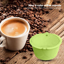 Stainless Steel Reusable Coffee Capsule Cup Filter for Dolce Gusto (Green)