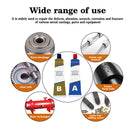 2pcs Metal Repair Glue Iron Steel Radiator Water Tank Leakage Adhesive Sealan