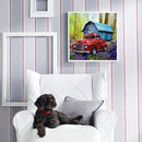 DIY Diamond Painting Kits Full Square Drill Forest Red Car Home Decoration Gifts