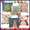 6pcs Washable Cute Print Christmas Pillow Case Set Holiday Pillowslip No Inne