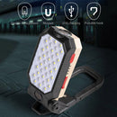 Camping Lantern Inspection Light 28 Eyes Magnetic Spotlight with Power Displa