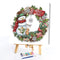 Snowman and Flowers Frameless Oil Paint by Numbers Hand Painted Art (S296)