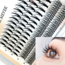 Thick Sandwich&Fish Tail Individual Eyelashes False Eyelashes Mix Styles