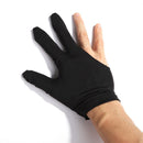 3-Finger Open Lycra Snooker Billiard Gloves Left/Right Universal (Black) Newly