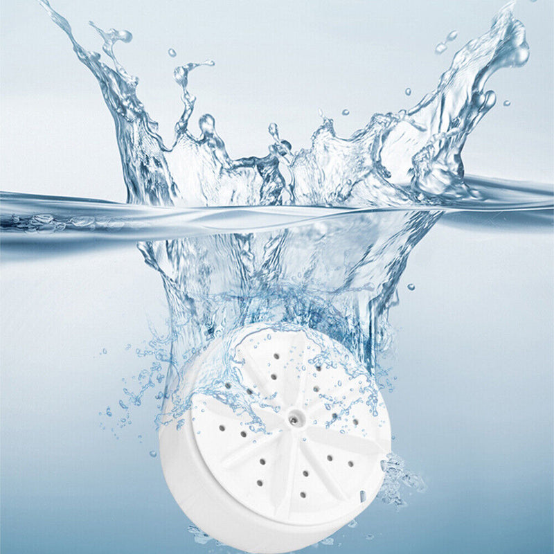 USB Powered Mini Washer Spinning Rotating Turbo Washer Portable for Travel Home