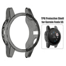 TPU Protector Transparent Shell Frame Replacement for Garmin Fenix 5S Smartwatch