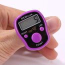 0-99999 LCD Finger Counter LED Luminous Electronic Tally Counter (Purple) Newly