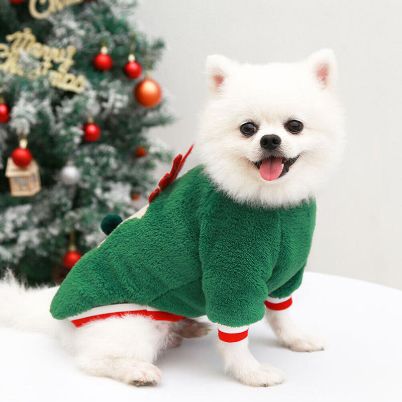 Christmas Costumes Dog Outdoor Clothing Soft Breathable Cat Sweater Pet Supplies
