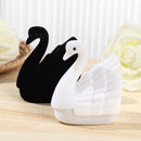Bracelet Gift Jewelry Box Swan Style Wedding Storage Display Velvet Ring Holder