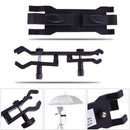 Photographic Camera Umbrella Clamp Light Stand Tripod Holder Clip Bracket Newly