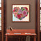 Part Special Shaped Drill Diamond Painting 5D Flower Heart Handiwork Mosaic Kit