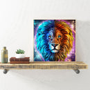 5D Diamond Painting Kit Lion Full Round Drill DIY Rhinestone Picture Home D