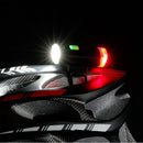 2"" 1 Bike Helmet Light USB Rechargeable Front Back Rear Headlight Flashlight