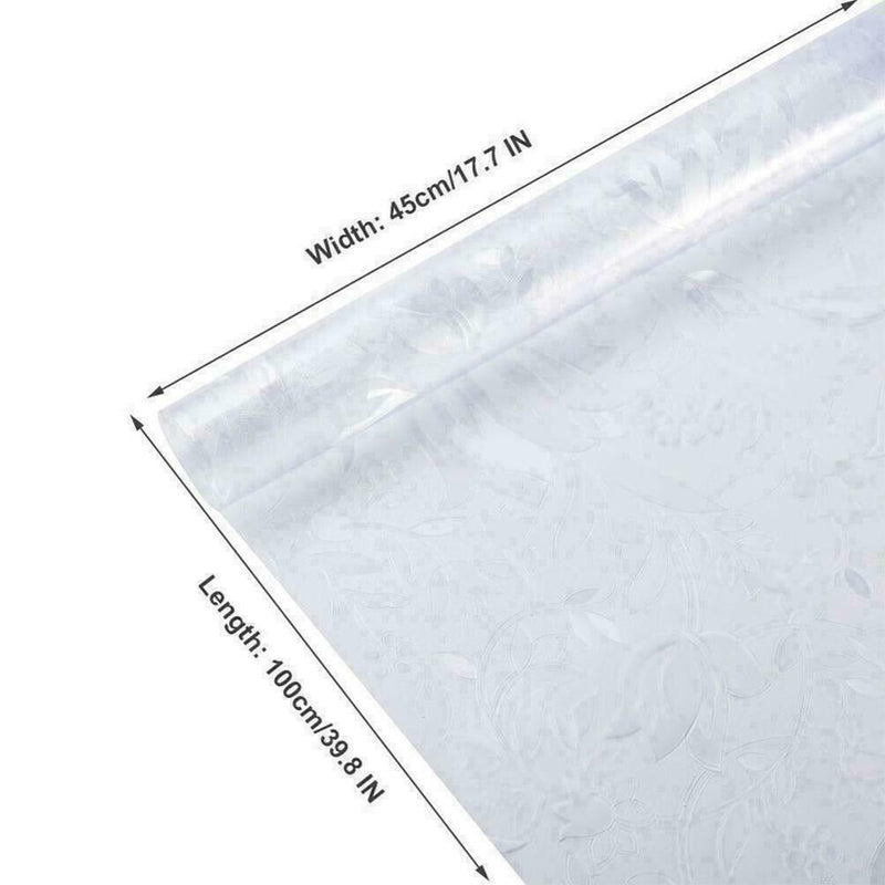Frosted Window Film Privacy Glass Doors Curtains Decorative DIY M8Y2 J6N6