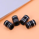 4pcs Aluminum Car Motorcycle Wheel Tire Valve Stem Caps Covers (Black)