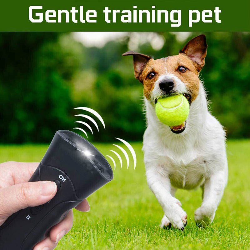 2"" 1 Portable Anti Barking Control Ultrasonic Deterrents Puppy Repeller LED