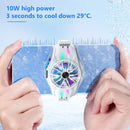 #A RGB Semiconductor Mobile Phone Cooling Fan Cell Phone Game Cooler System Hold