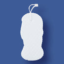 Bath Soft Sponge Body Exfoliating Dead Skin Massager Cleaning Brush (White)