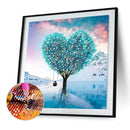 5D DIY Full Drill Diamond Painting Love Tree Embroidery Mosaic Kit (W1134) Newly
