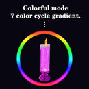 LED Christmas Candle Rechargeable Color Change Waterproof No Candlewax