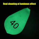 Luminous Fishing Lead Pendant Durable Bob Sinker Weights Plumb Hook Connector