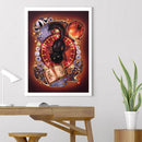 5D DIY Full Round Drill Diamond Painting Kit Halloween Pumpkin Drawing Orname
